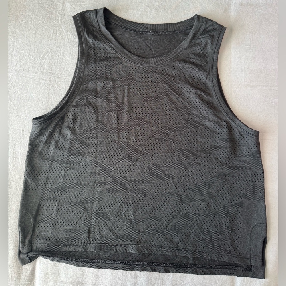 Lululemon Black Mesh Tank